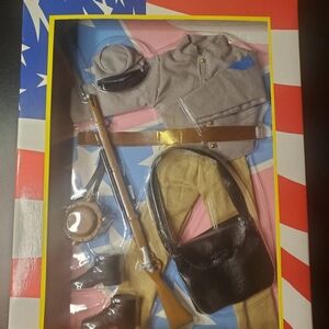 Civil War Soldier Costume Set U.S. Serviceman Memorial Collection Vintage Doll